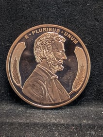 .999 Copper Lincoln Cent Token