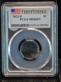 2023-P Jefferson Nickel MS66FS By PCGS