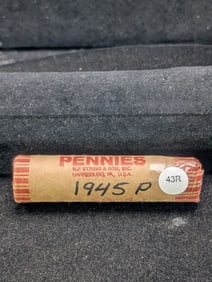 1945-P Roll of  Lincoln Wheat Cents