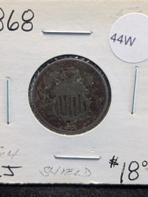 1868 Shield Nickel