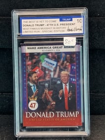 President Trump & VP JD Vance (47th President of the United States-Make America Great), Sealed Card,