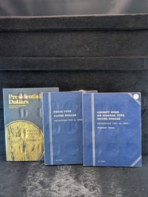 Three Assorted EMPTY Whitman Coin Albums