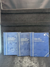 Three Assorted EMPTY Whitman Coin Albums