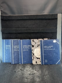 Four Whitman & One H.E. Harris EMPTY Coin Albums.