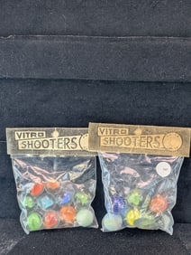 Vitro  (x2)  ; Marbles in sealed Bags