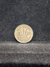 1938 (90% Silver-Great Details-EF, 1 Year Prior to WWII) Australian Kangaroo, Three Pence, 87 Years