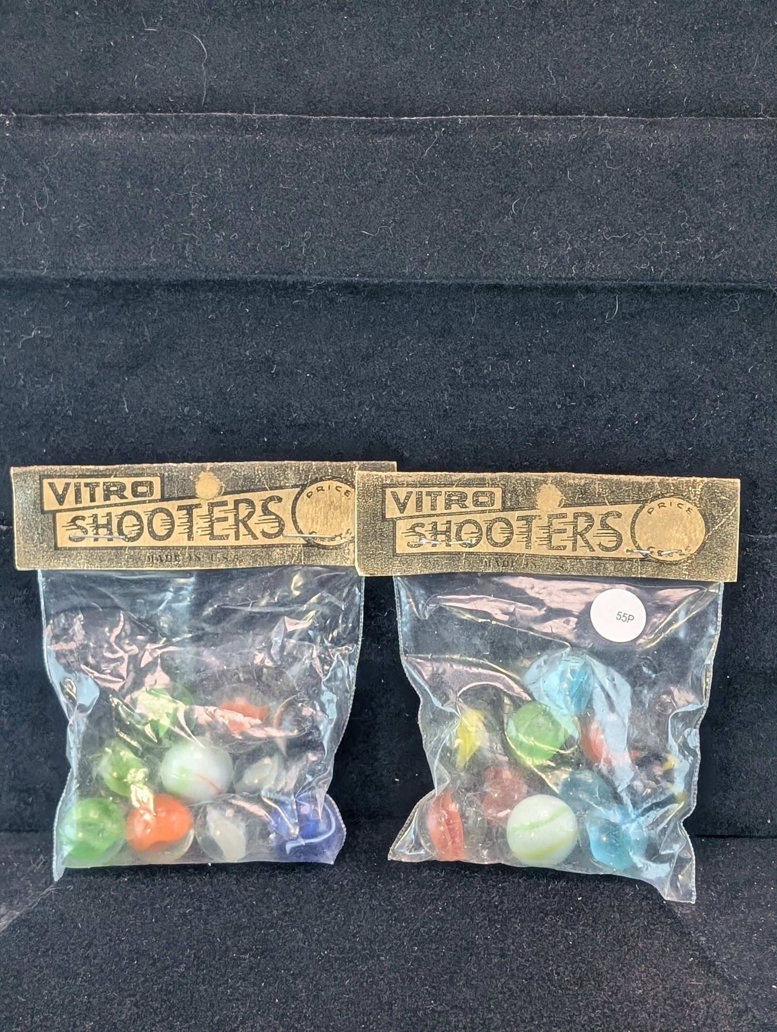 Vitro (x2) ; Marbles in sealed Bags: Vitro (x2) ; Marbles in sealed Bags