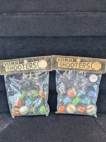 Vitro  (x2)  ; Marbles in sealed Bags