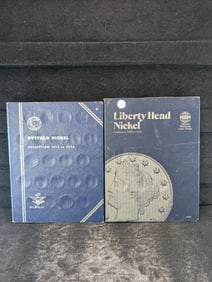 EMPTY Buffalo Nickel & Liberty Head Nickel Whitman Coin Albums