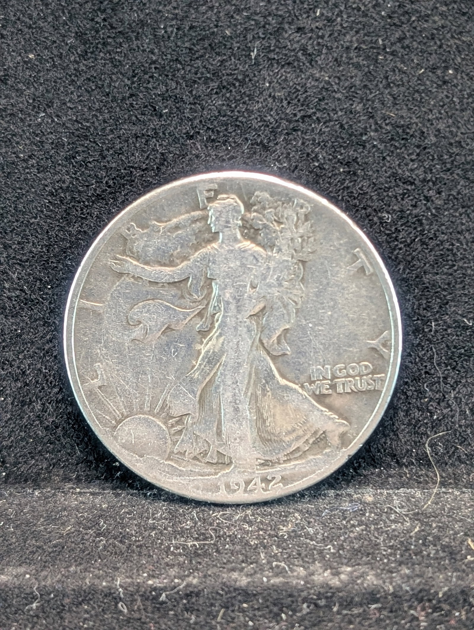 1942 (WWII Era, Good Details) 90% Silver Liberty Half, 83 Years Old!: 1942 (WWII Era, Good Details) 90% Silver Liberty Half, 83 Years Old!