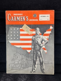 1952 Carmen's Railway Journal (Amazing Ad's & Articles, Great Condition), 73 Years Old!