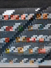 Sheet Of Rare & Semi-Rare Late 1800's+ U.S. Stamps