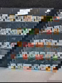 Sheet of Rare Early Mintage U.S. Stamps