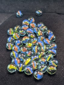 50- Cat Eye Marbles; Mint