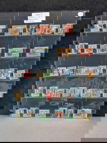 Sheet of Rare Early Mintage U.S. Stamps