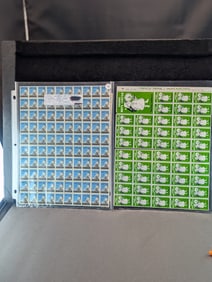 Three Sheets Of Vintage Stickers - Very Rare In Mint Condition