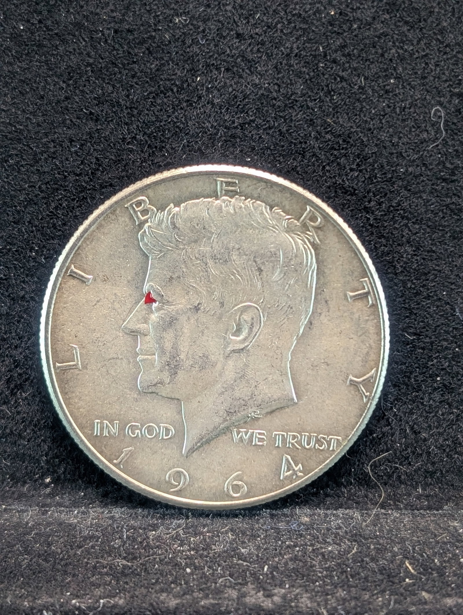 1964 (UNC-Great Details) 90% Silver Kennedy Half, 61 Years Old!: 1964 (UNC-Great Details) 90% Silver Kennedy Half, 61 Years Old!