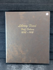 EMPTY Liberty Head Half Dollars Dansco Coin Album