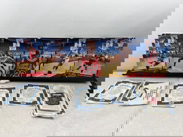 1997 Bradford Exchange/Upper Deck Michael Jordan Soaring Above The Rest Complete Plate Set W/ Shelf