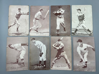 Lot of 8 - 1947-66 Exhibits with HOF - Varying Conditions