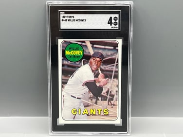 1969 Topps Willie McCovey SGC 4