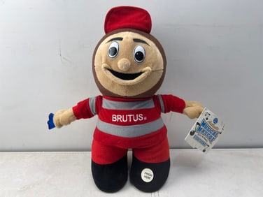 Ohio State University Brutus Buckeye Musical Mascot Standing Plush - Works & Plays Fight Song
