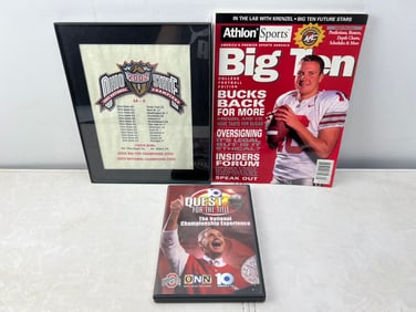 Lot of Assorted Ohio State Buckeyes Football Memorabilia