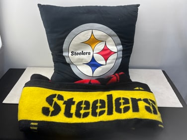 Pittsburgh Steelers Pillow & Blanket