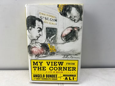 2008 Angelo Dundee My View From The Corner Autographed Hardcover Book - Boxing Trainer For Muhammed