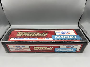 1992 Topps Gold Baseball Factory Sealed Set