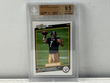 2004 Score Ben Roethlisberger RC #381 BGS Gem Mint 9.5