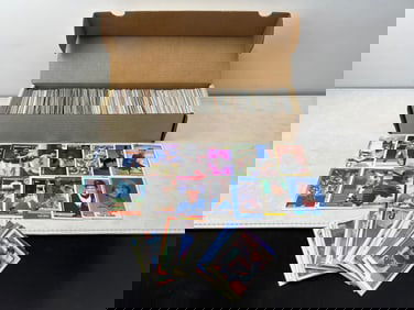 Box of Assorted 1980s & 90s Baseball Cards W/ Some Stars - Varying Conditions