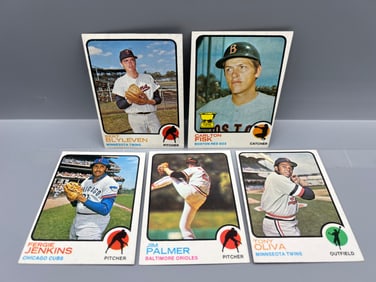 Lot of 5 - 1973 Topps HOF - Varying Conditions