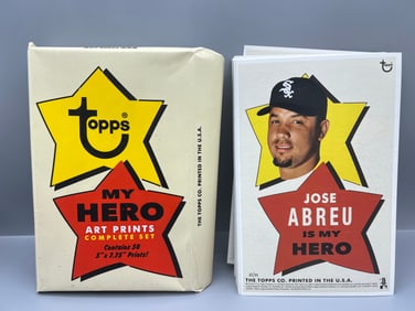 2014 Topps My Hero Complete 5x7 Hand Numbered #22/99 Complete 51 Card Set W/ Wrapper & Don Zimmer No