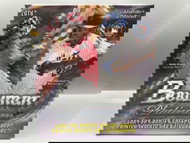 2018 Bowman Platinum Baseball Factory Sealed Mega Box - 2 Autos per box - Possible rookies of Shohei