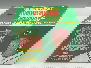 2012 Topps Heritage High Number Baseball Factory Sealed Set - Only 1000 Sets Made - 1 Auto per box -