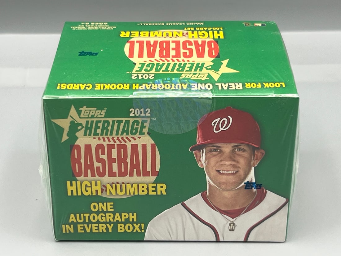 2012 Topps Heritage High Number Baseball Factory Sealed Set - Only 1000 Sets Made - 1 Auto per box - (1 of 3)