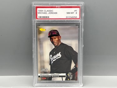1994 Classic Michael Jordan #1 PSA NM-MT 8