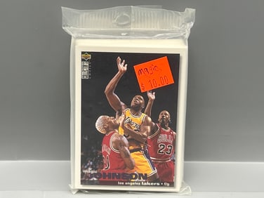 1995-96 Upper Deck Collector's Choice Basketball Traded/Debut Factory Sealed Set - Magic Johnson