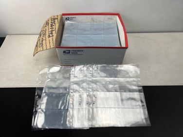 Box of Unused Ultra Pro 8- Pocket Sports Card Binder Pages