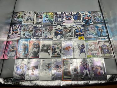 Lot of Football Star Rookie Quarterback Cards  - Caleb Williams, Bo Nix, Bryce Young, CJ Stroud
