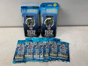 2013 NFL Rush Zone Football Kickoff Starter Decks & Unopened Booster Packs