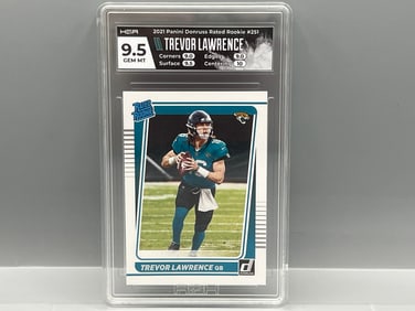 2021 Panini Donruss Trevor Lawrence RC #251 HGA Gem Mint 9.5