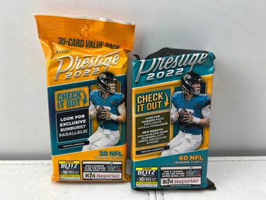 2022 Panini Prestige Football Sealed Value Pack & Jumbo Value Pack