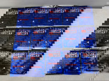 Lot of (15) 1992 Pro Set Series 1 Football Sealed Wax Packs