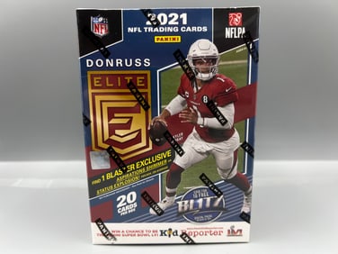2021 Panini Donruss Elite Football Sealed Blaster Box