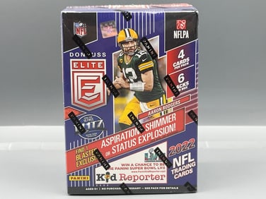 2022 Panini Donruss Elite Football Sealed Blaster Box