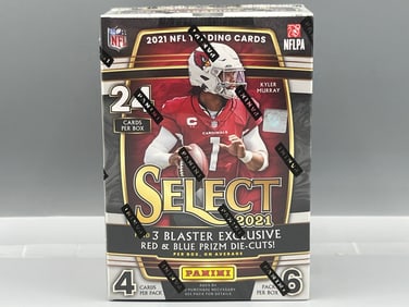 2021 Panini Select Football Sealed Blaster Box