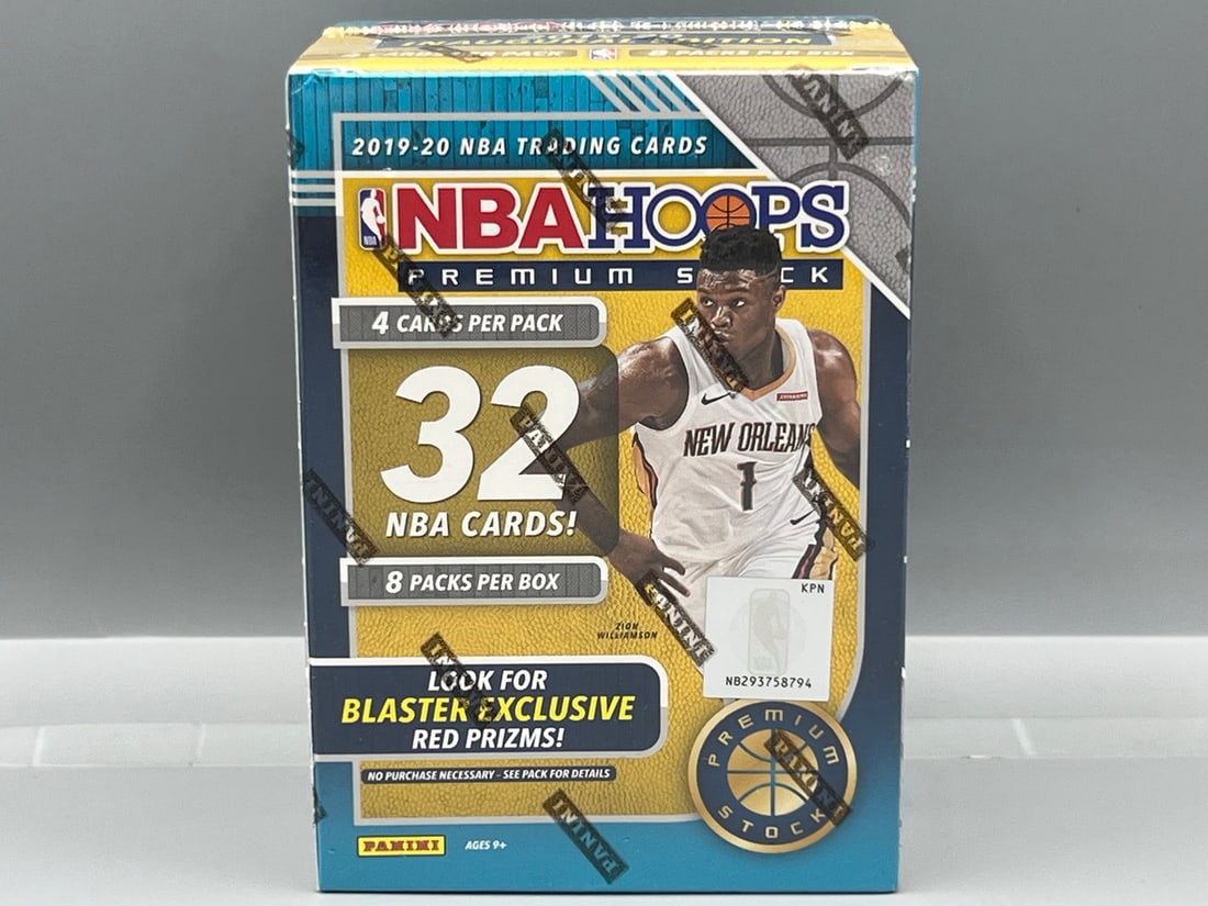 2019-20 Panini NBA Hoops Premium Stock Basketball Sealed Blaster Box: 2019-20 Panini NBA Hoops Premium Stock Basketball Sealed Blaster Box
