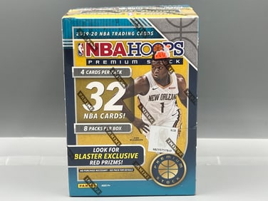 2019-20 Panini NBA Hoops Premium Stock Basketball Sealed Blaster Box